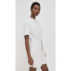 Varley Maple Dress 2.0 Ivory Marl Women Sz M Mini DoubleSoft Athletic Casual